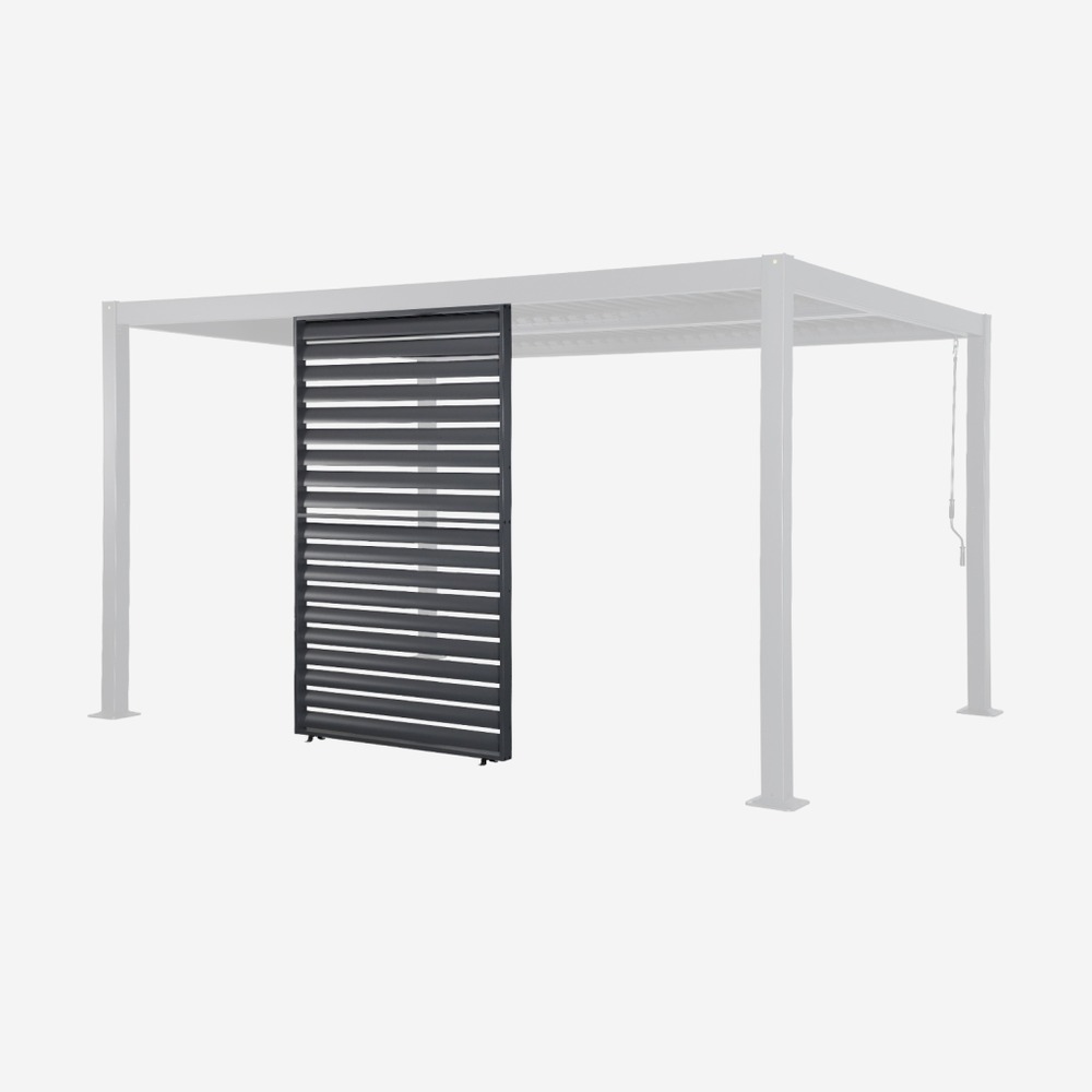 Persienne 130cm pour pergola bioclimatique aluminium palace