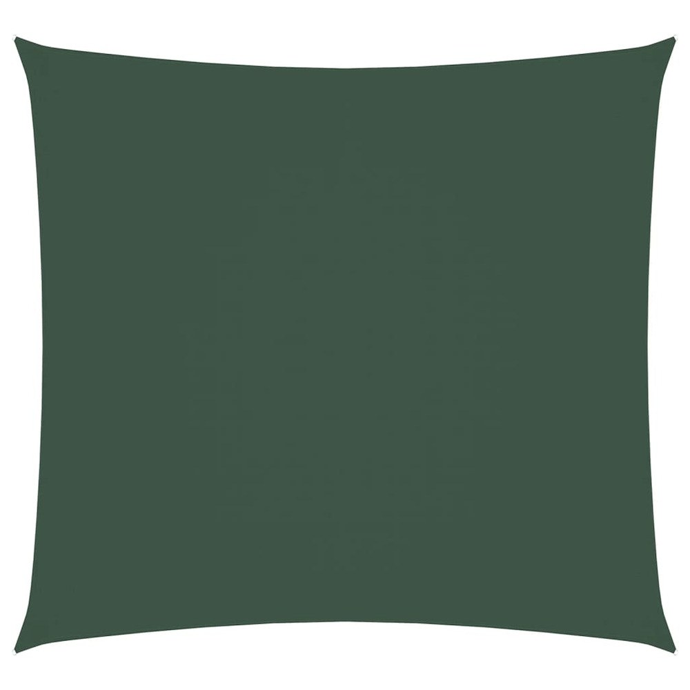 Voile de parasol tissu oxford carré 2x2 m vert foncé