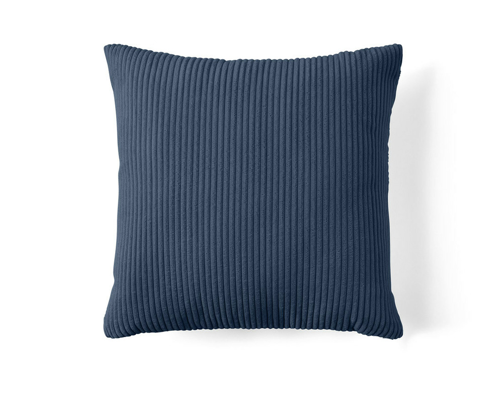 Selma - coussin - en velours côtelé - 60x60 cm