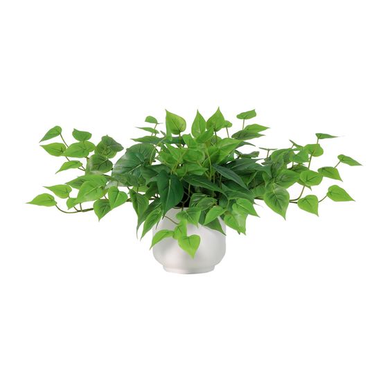Epipremnum pot plante artificielle - h30 cm - ø15 cm