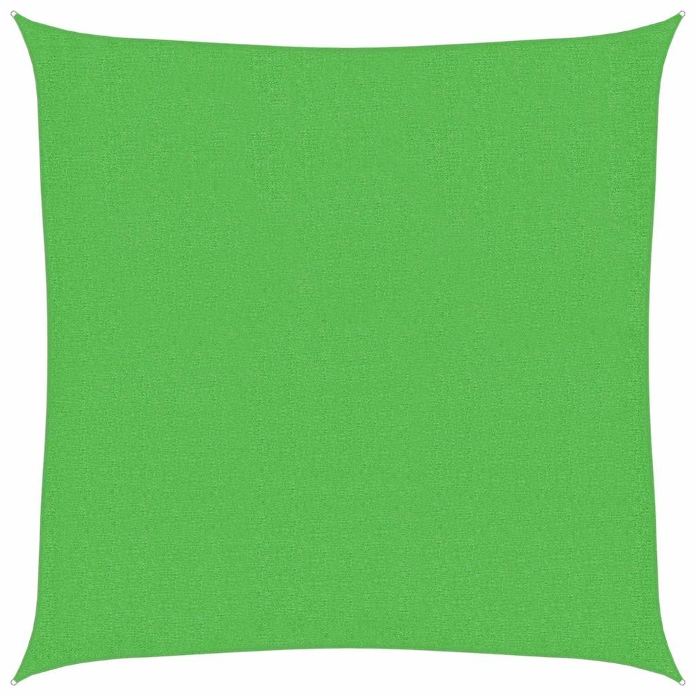 Voile d'ombrage 160 g/m² vert clair 2,5x2,5 m pehd