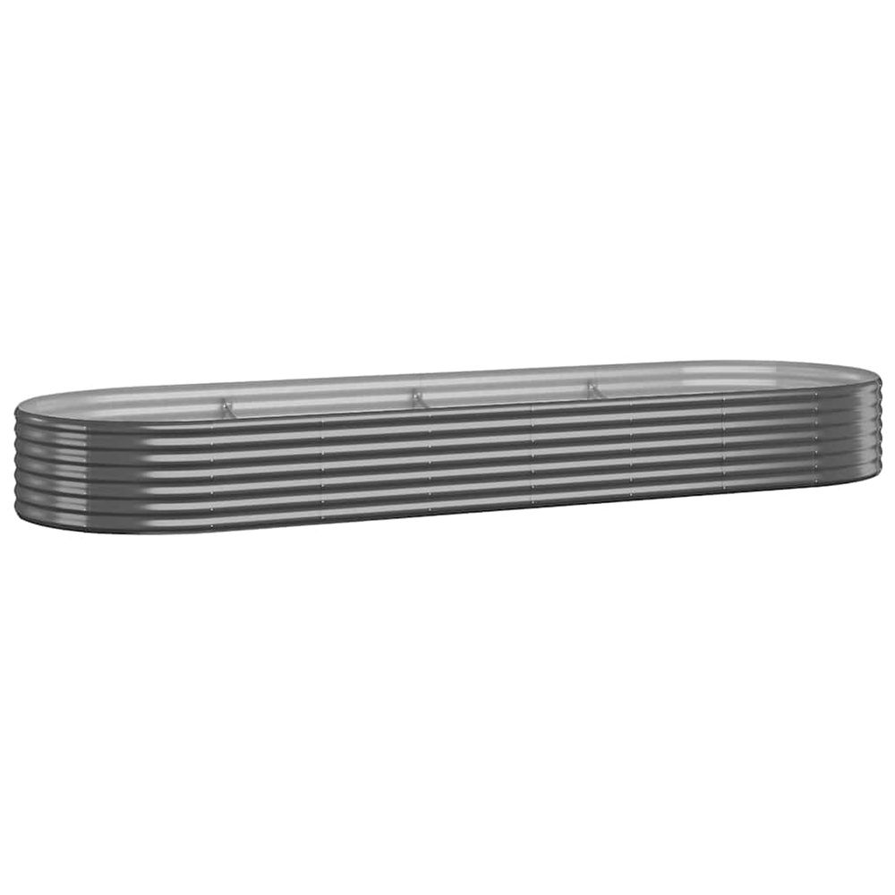 Lit surélevé de jardin acier galvanisé anthracite