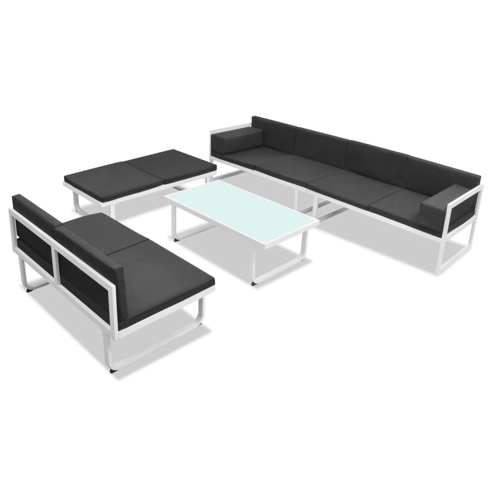 MOBILIER DE JARDIN 5 PCS TEXTI-(866787)
