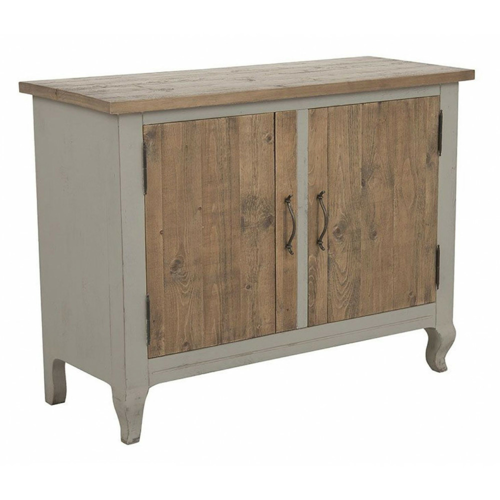 Buffet bas 2 portes bois gris - provence interior's