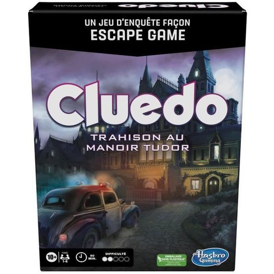 Cluedo escape trahison au manoir tudor - jeu d'enquete façon escape game