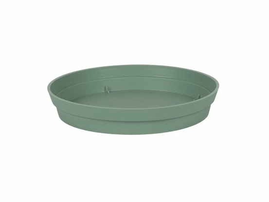 Soucoupe polypropylène eda 13625 v.la diam.22.5 h.3.8 cm vert laurier