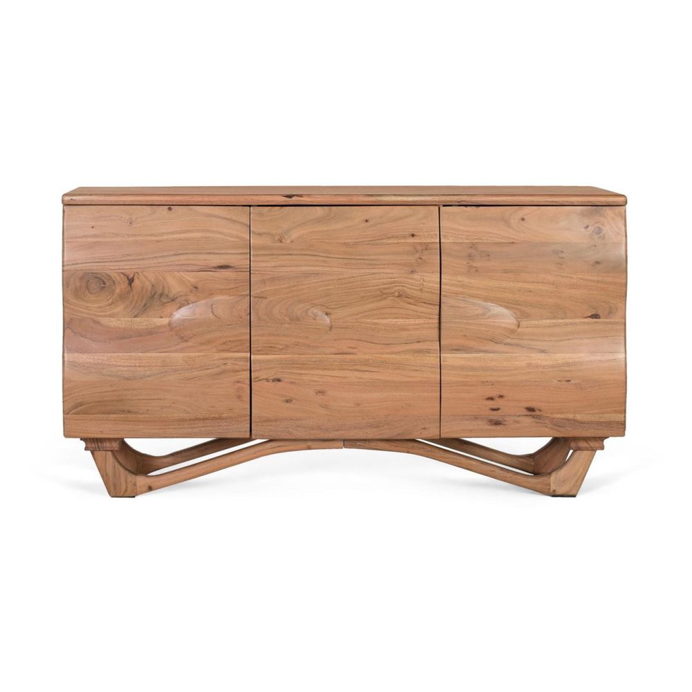 Buffet bois marron - oriane décoration d'autrefois