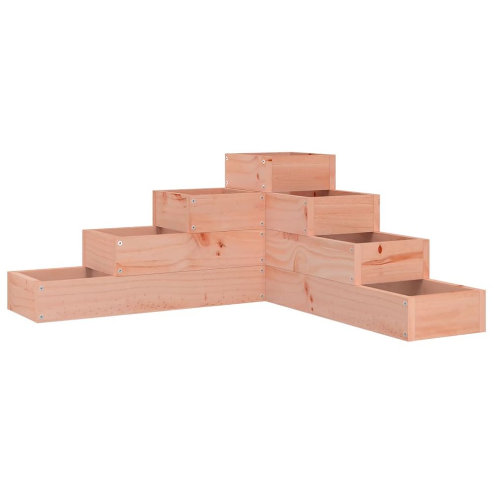 Jardinière d'extérieur 4 niveaux 80,5x79x36 cm bois de douglas massif