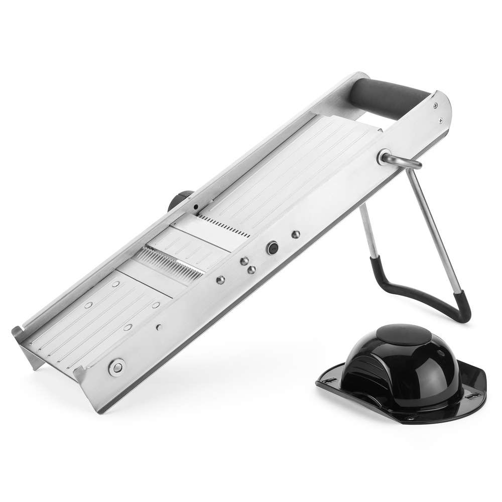 Mandoline professionnelle inox avec régulateur epaisseur - pujadas
