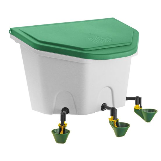 Abreuvoir suspendu plastique 8 litres aviaqua 3 godets volailles