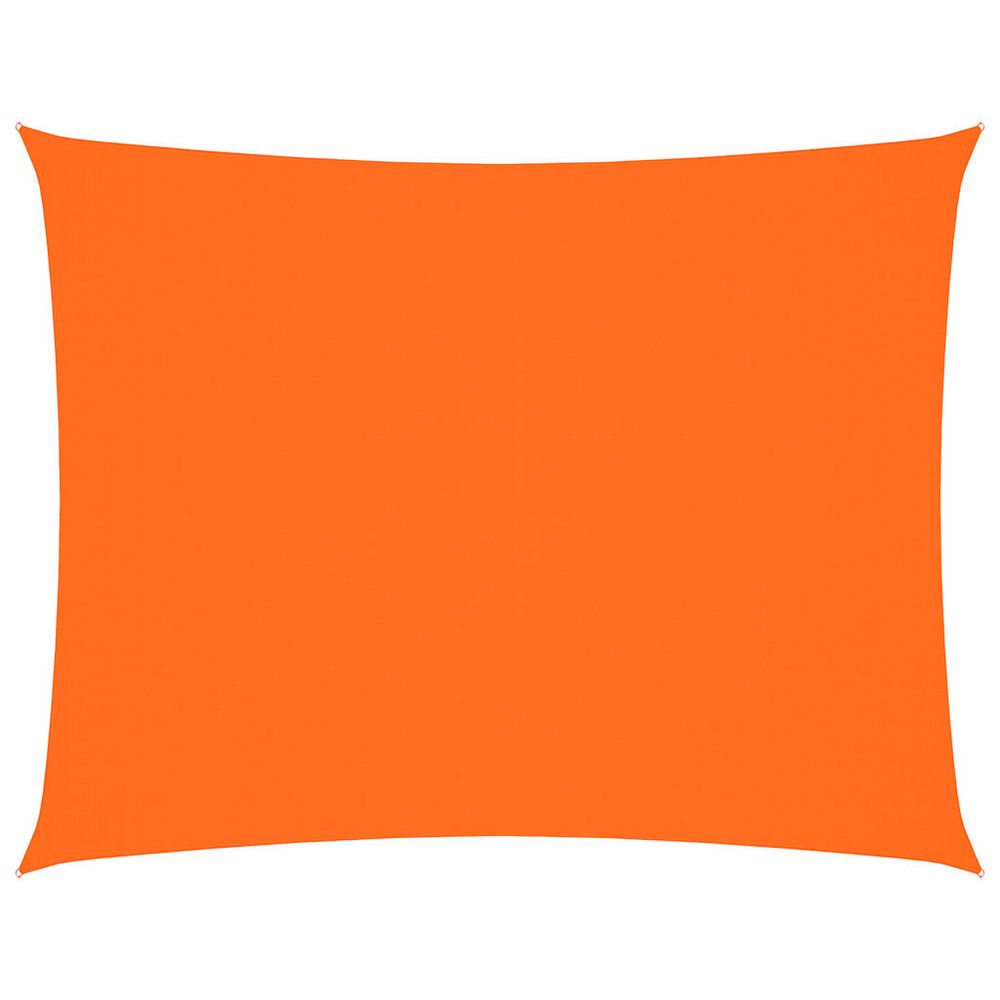 Voile de parasol tissu oxford rectangulaire 2,5x3,5 m orange