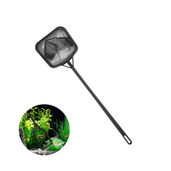 Épuisette renforcée noire - taille moyenne