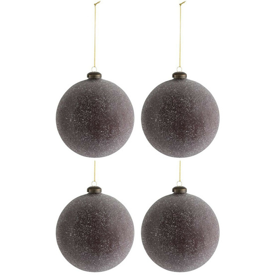 Lot de 4 boules de noël