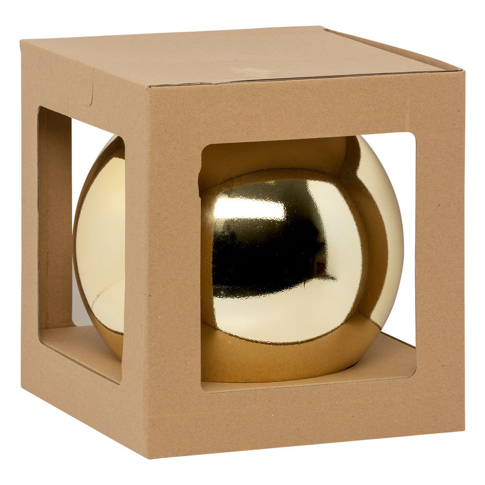 Maxi boule de noël d 25 cm doré