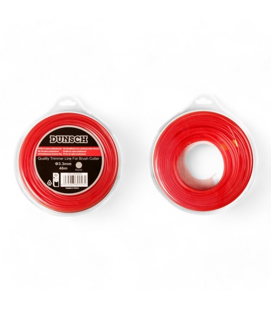Fil renforcé pour débroussailleuse, forme ronde 3,3mm 46m - dunsch 7311330046r