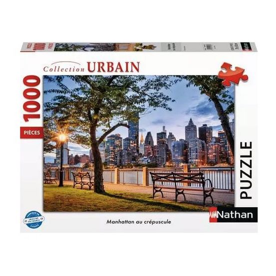 Nathan puzzle 1000 p manhattan au crepuscule