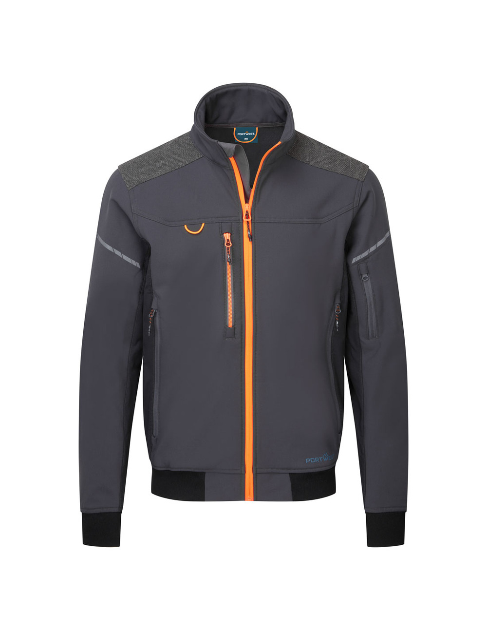 Ev4 softshell bomber jacket (3l) - taille m - gris métal tall - portwest