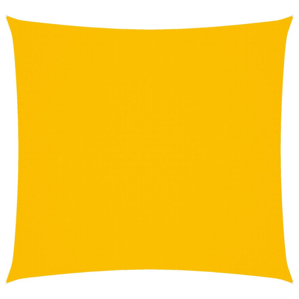 Voile de parasol tissu oxford carré 3,6x3,6 m jaune