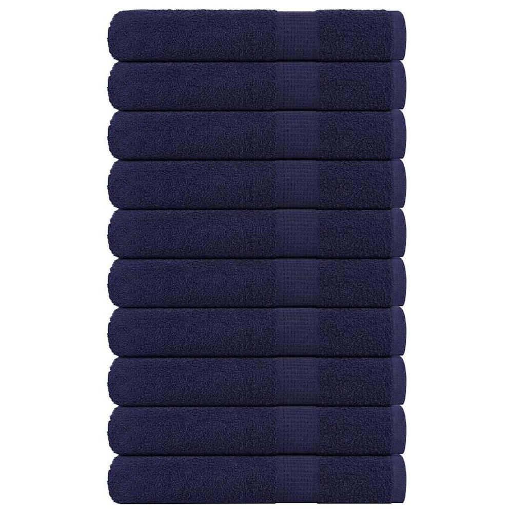 Serviettes frogn 10 pcs bleu marine 100x200 cm 360 g/m²
