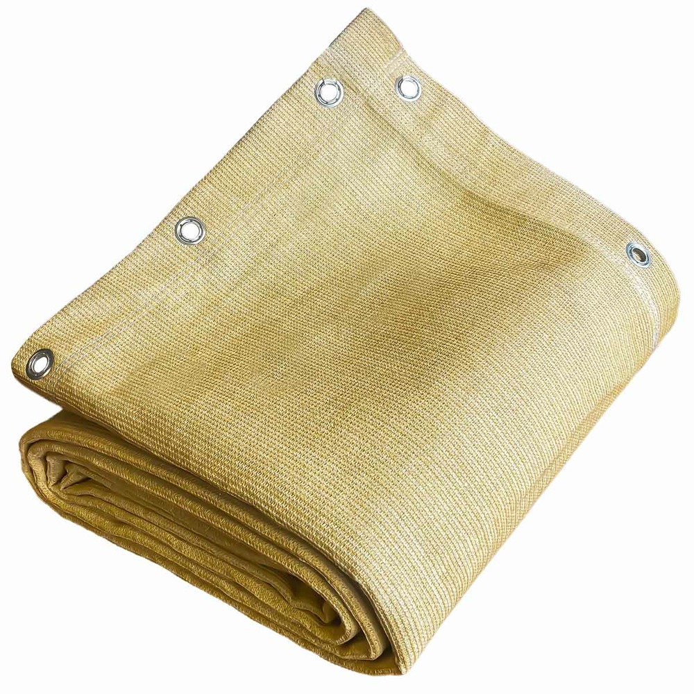 Filet brise vue tecplast fp320bv 3,5x4 m - beige sable - garantie 5 ans