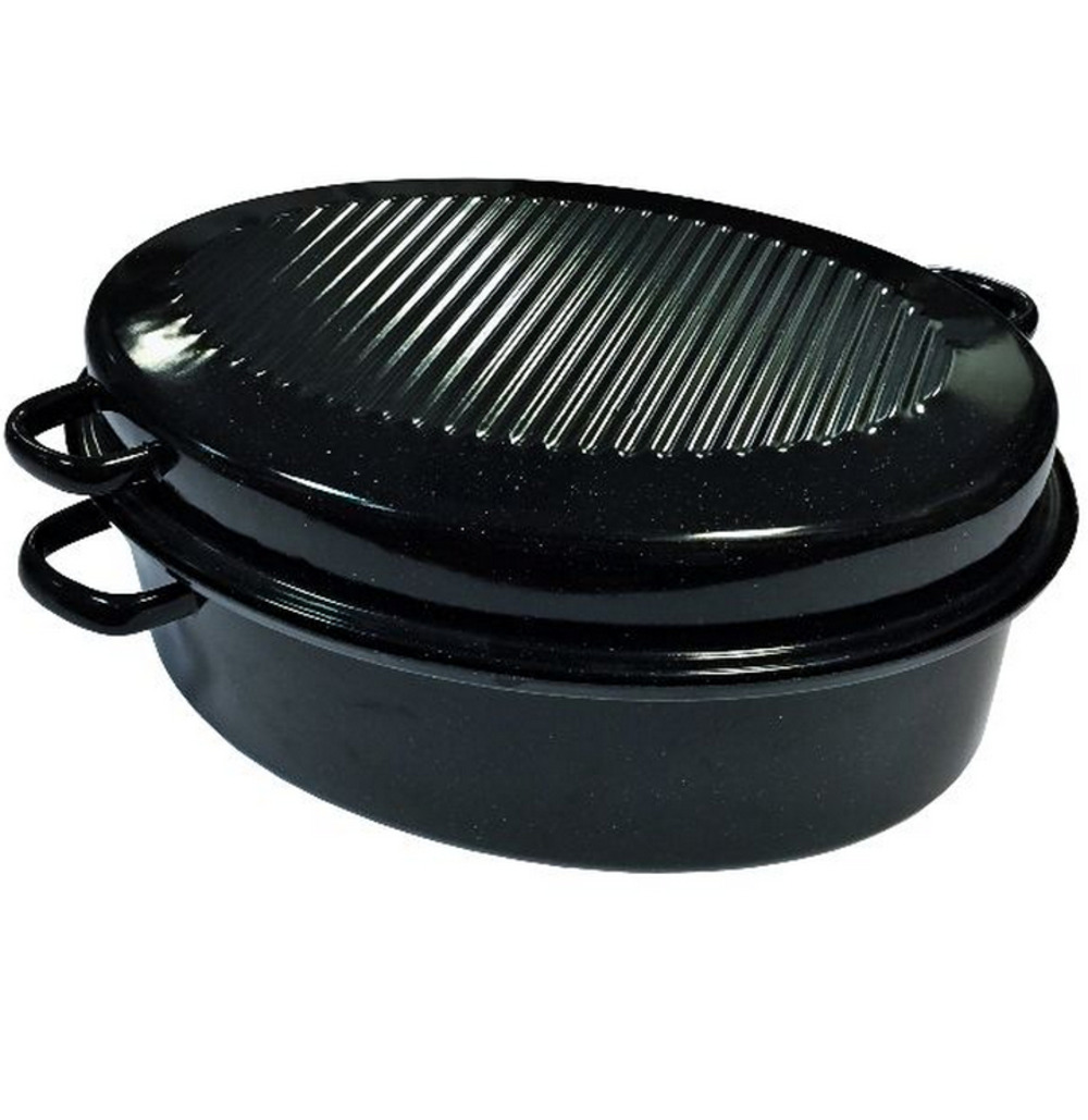 Daubière en acier émaillé 34cm noir - k32711034