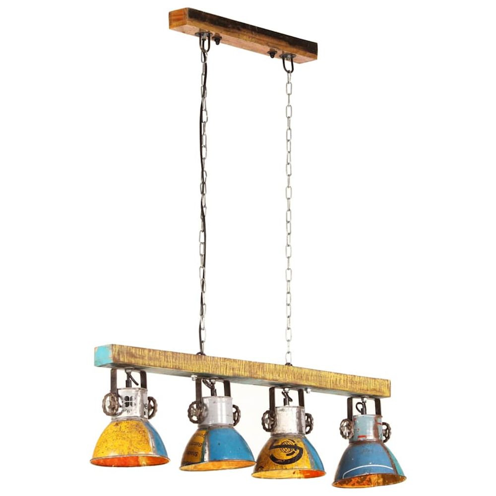 Plafonnier industriel 25 w multicolore 111 cm e27