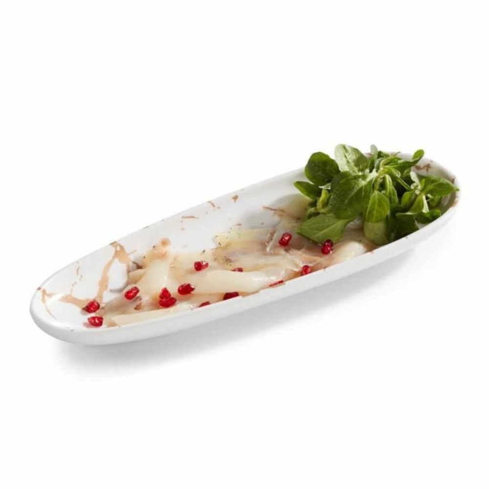 Plat ovale en mélamine 40,6 x 14,7 cm - pujadas