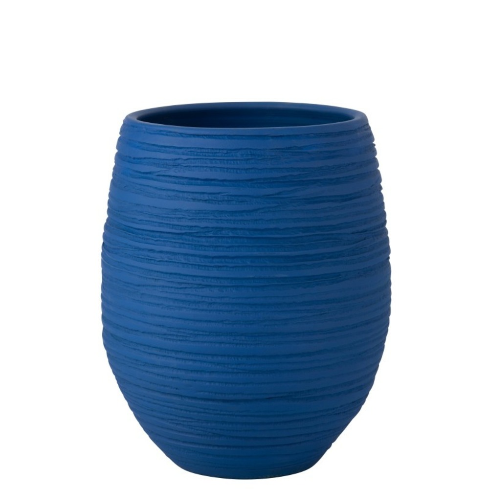 Cache-pot en céramique bleu 50x44x60 cm