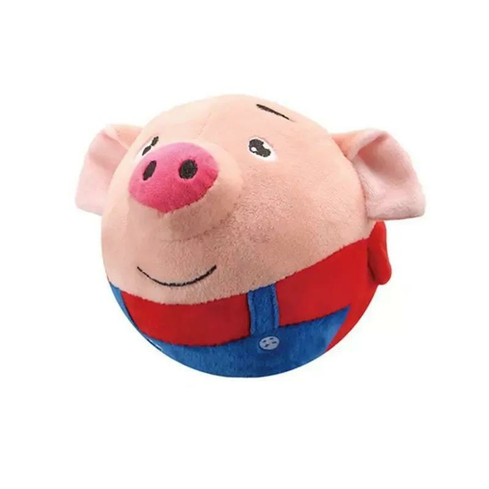 Jouet électronique En Peluche Pour Chien - Rechargeable Par USB, Motif Cochon De Dessin Animé