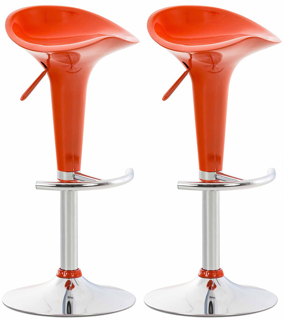 Lot de 2 tabourets de bar saddle