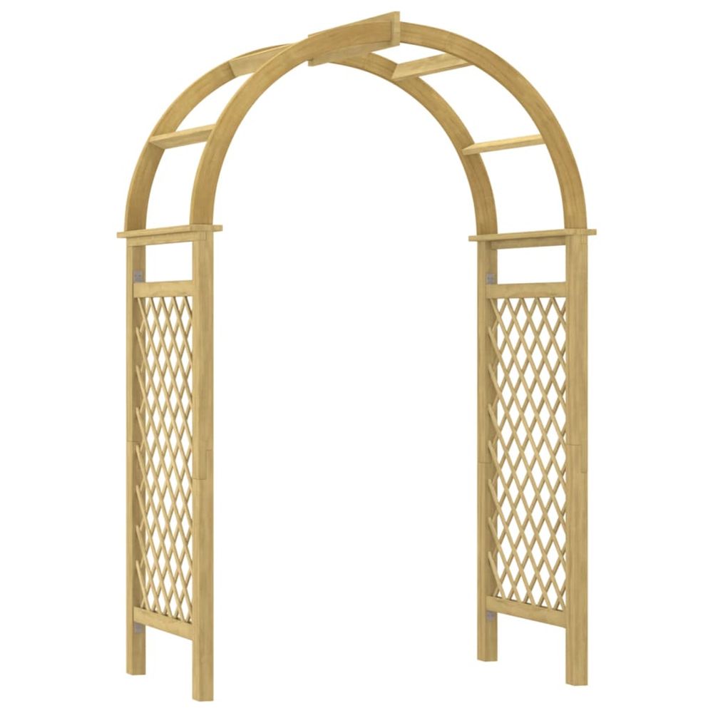 Arche avec treillis 141x97x243 cm bois de pin massif imprégné