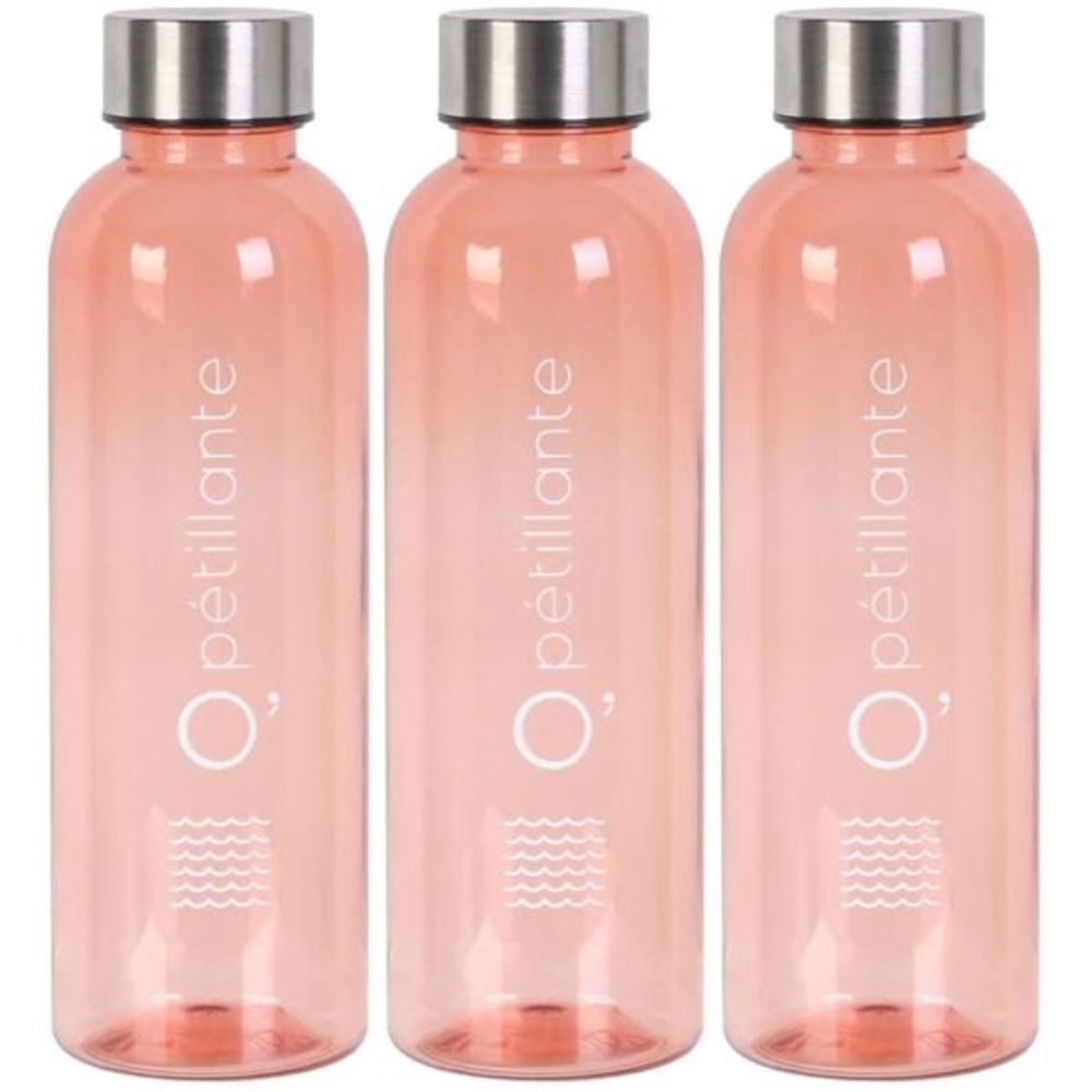 Bouteille en plastique réutilisable 50 cl o' (lot de 3) orange