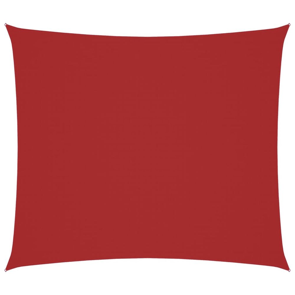 Voile de parasol tissu oxford rectangulaire 2x2,5 m rouge