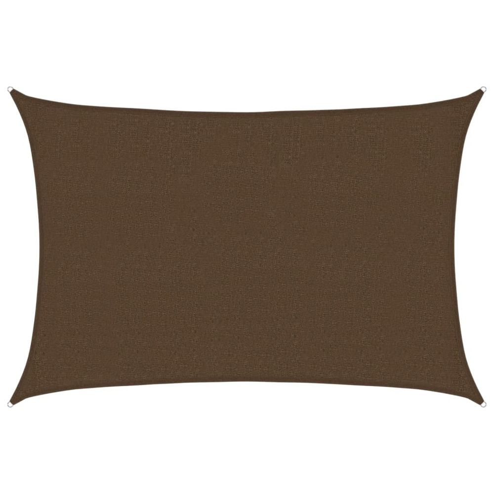 Voile d'ombrage 160 g/m² marron 2,5x3,5 m pehd