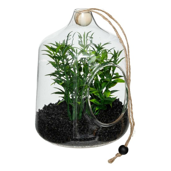 Terrarium artificiel suspendu family corner h15cm