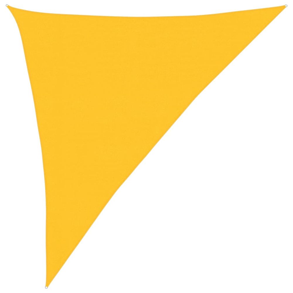 Voile d'ombrage 160 g/m² jaune 3x4x5 m pehd