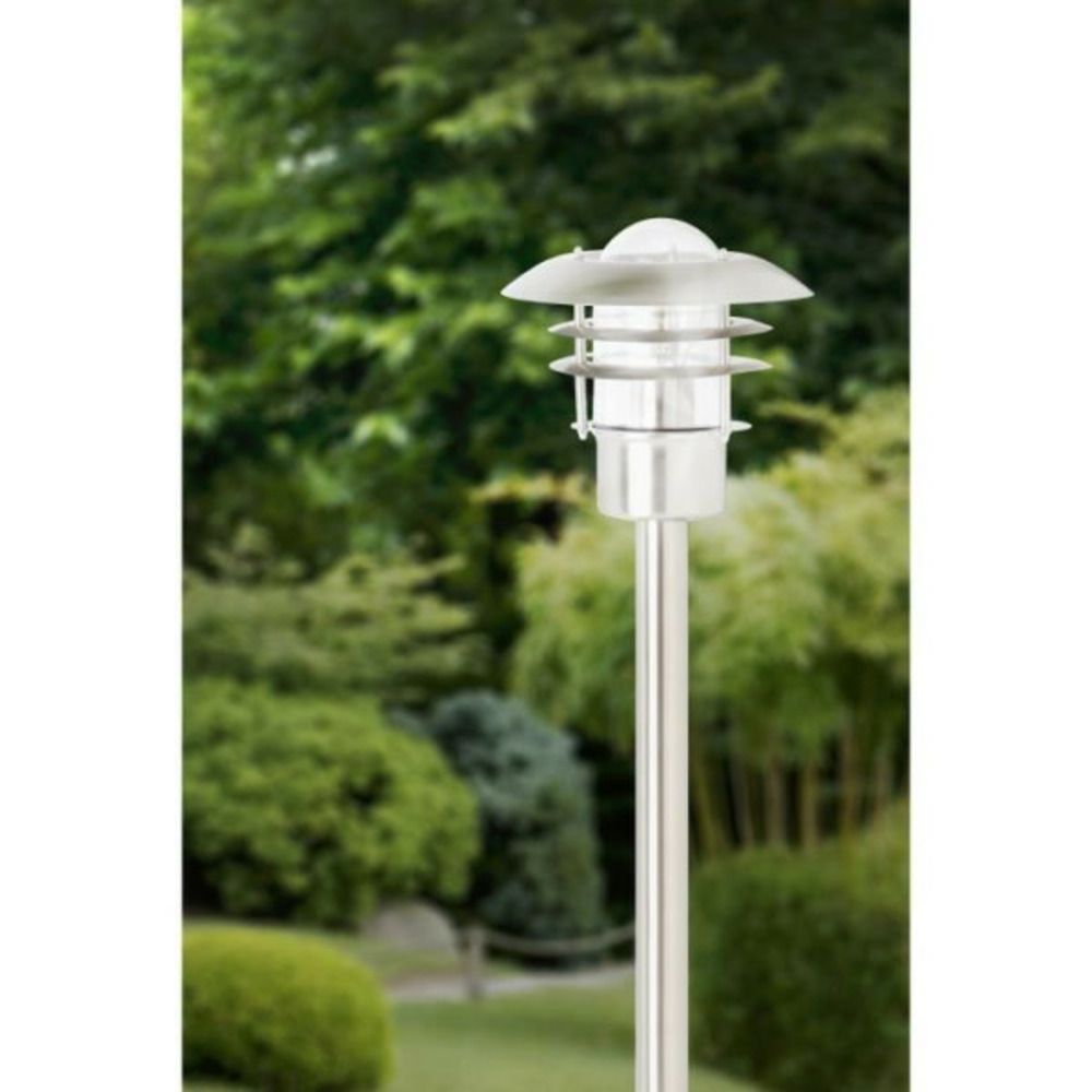 Potelet extérieur terrence h90cm - - acier - 1 ampoule e27 requise