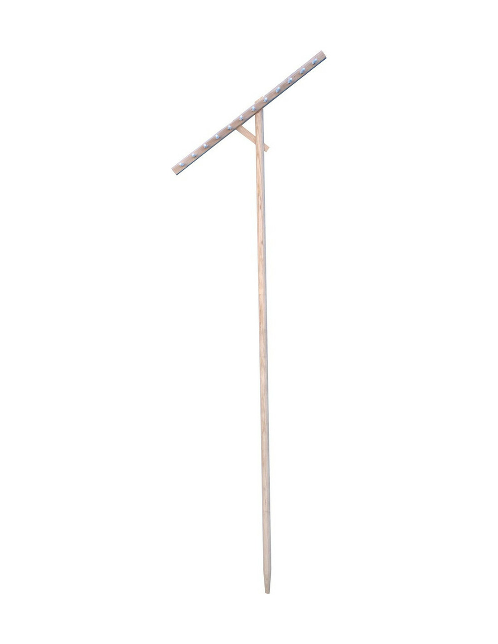 Rateau bois 12 dents plastique