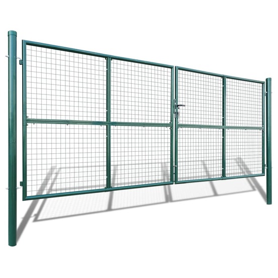Portail de jardin en maille 400x150 cm