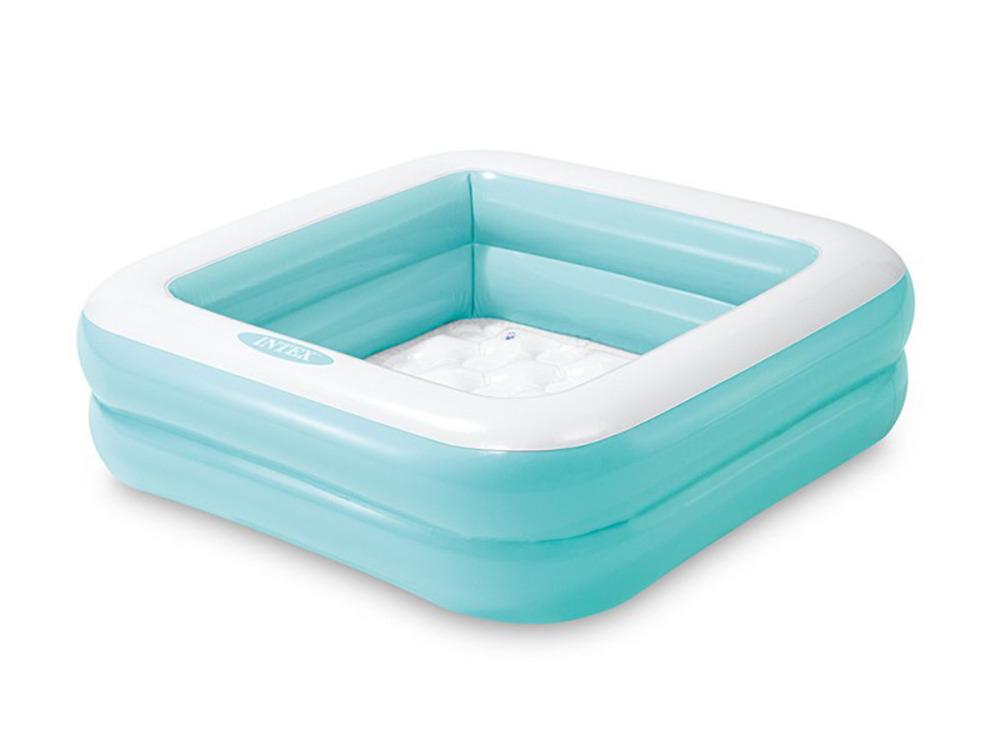 Piscine gonflable carrée bleu