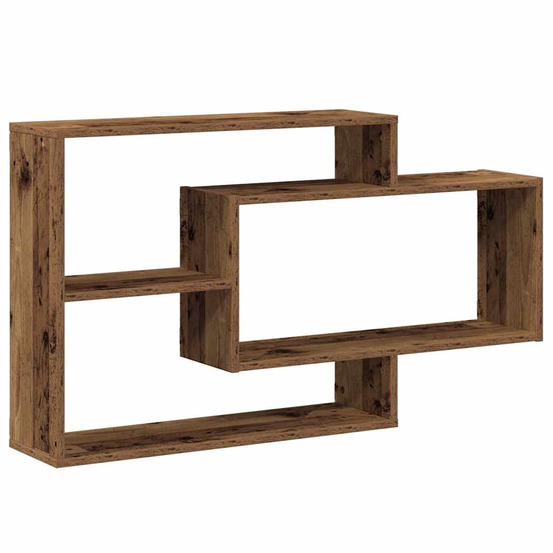 Étagère murale vieux bois 104x20x58,5 cm bois d'ingénierie