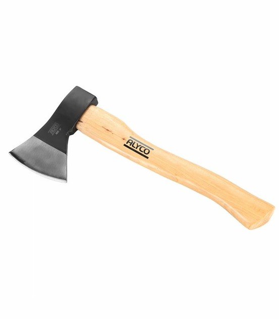 Hache 500 g avec manche en bois de hickory alyco 198620