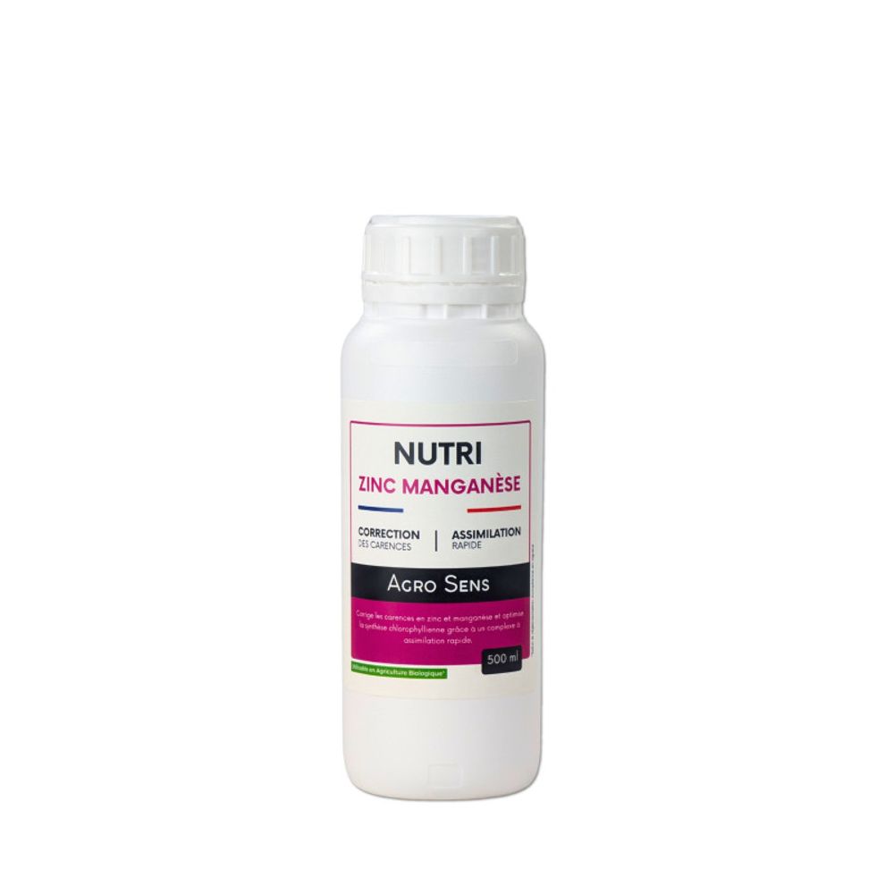 Nutri zinc manganèse - engrais liquide riche en zinc et manganèse - 500 ml