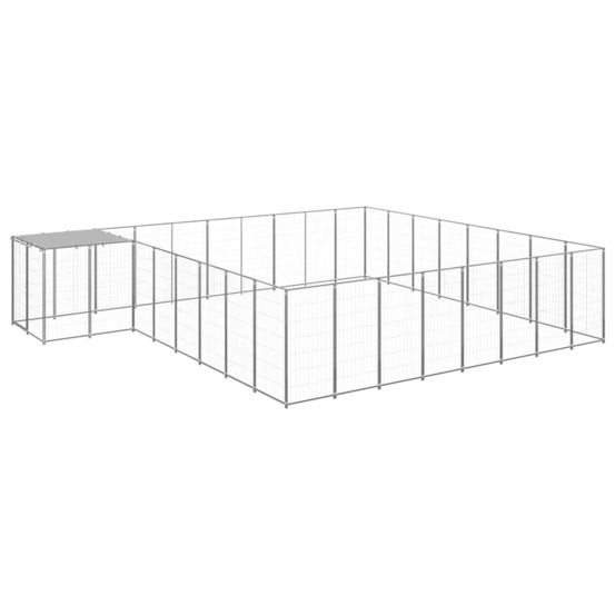 Chenil argenté 20,57 m² acier