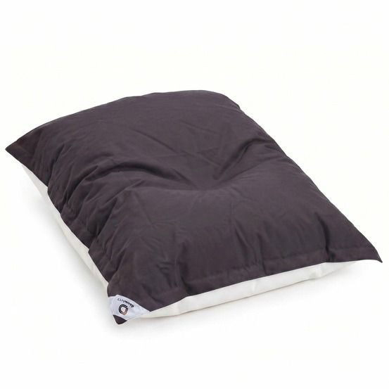 Housse pour pouf géant xxl 180x140cm flottant pour piscine - gris carbone