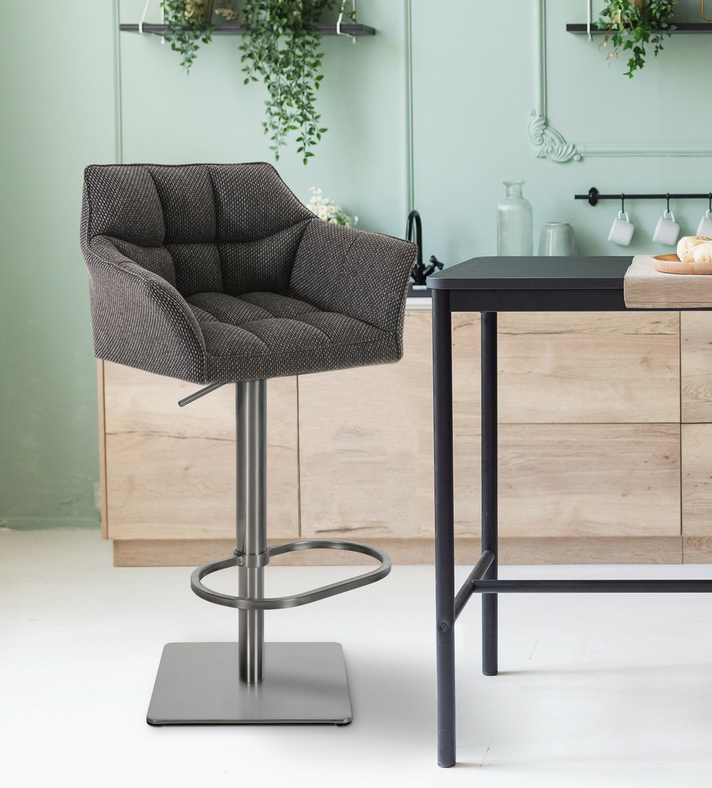 Tabouret de bar damaso e tissu