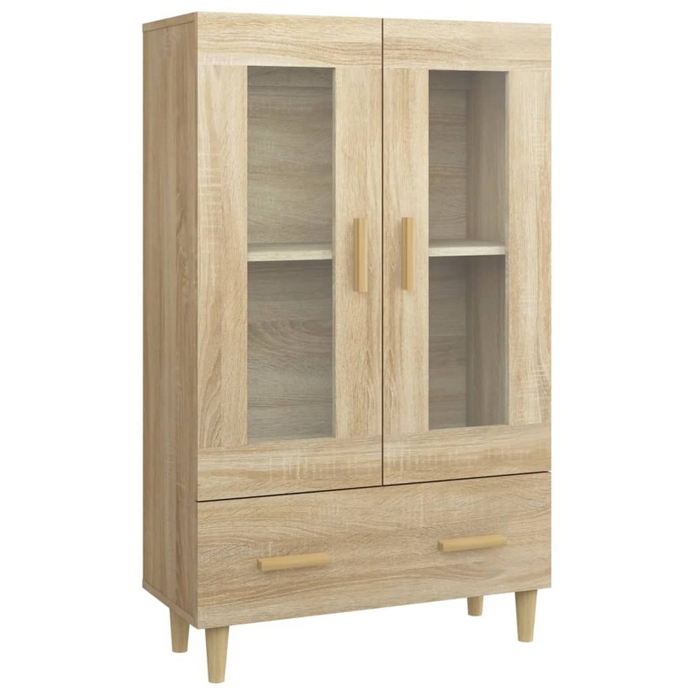 Buffet bahut commode armoire meuble de rangement organisateur cuisine salle de séjour salon haut sonoma 70 x 31 x 115 cm bois