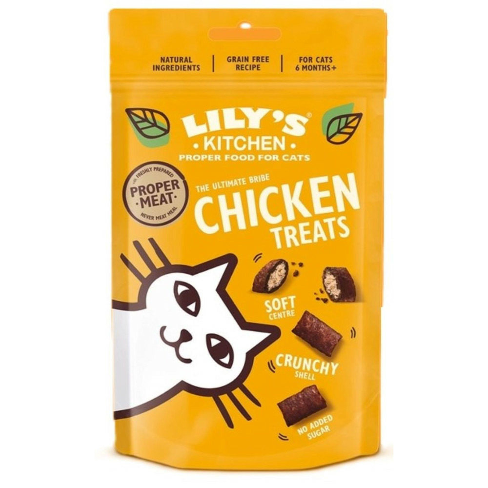 Friandises au poulet 60g pour chat lily's kitchen