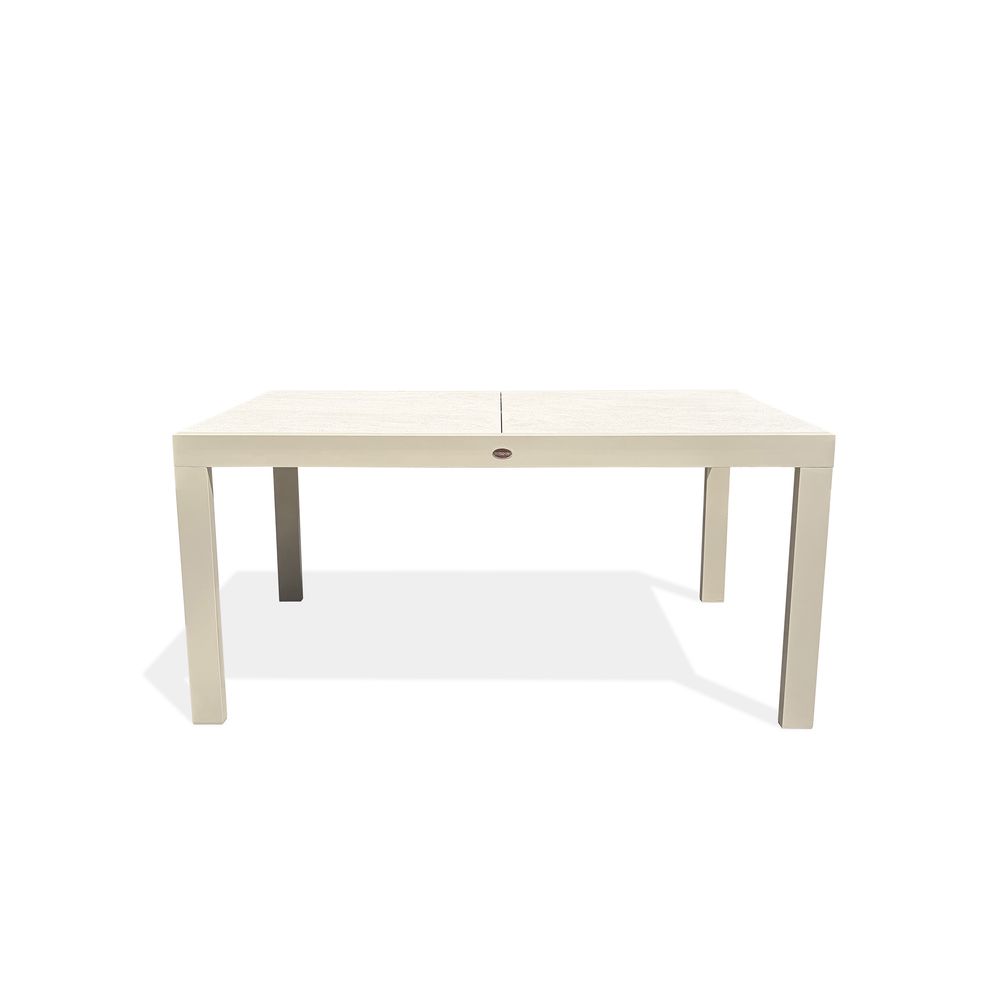 Table de jardin kalibo en aluminium et sinterstone - grege