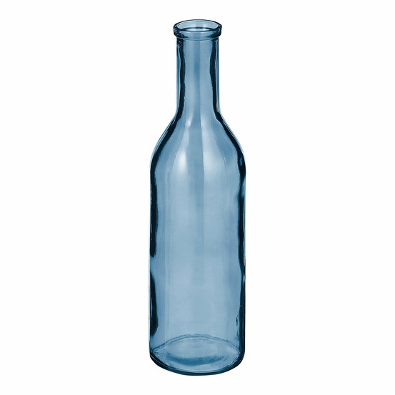 Mica decorations rioja vase bouteille - h50 x ø15 cm - bleu clair